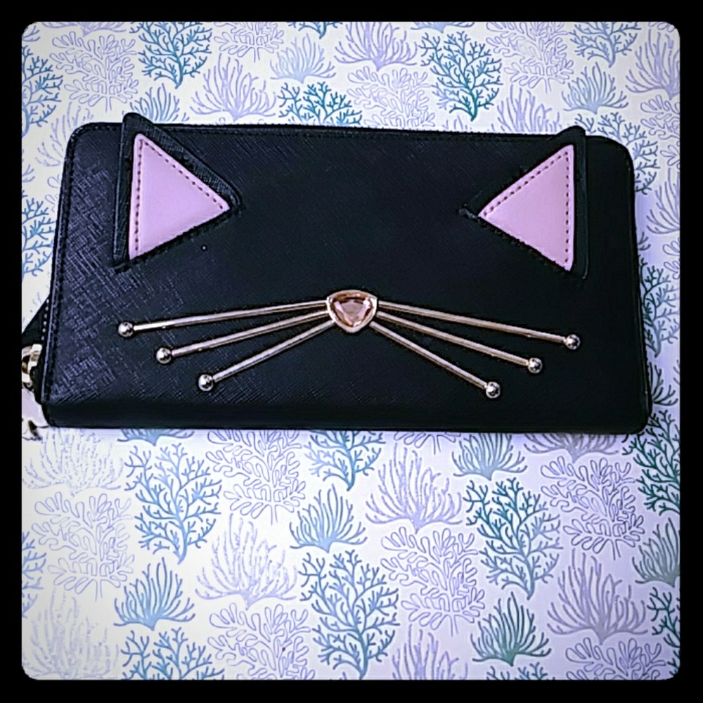 Kate spade cat wallet 🐱EUC